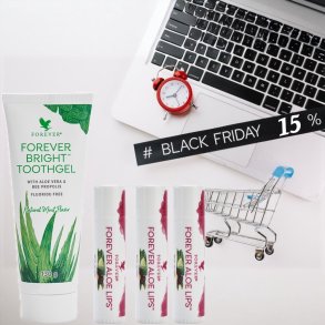Forever Bright toothgel og 3 lips 