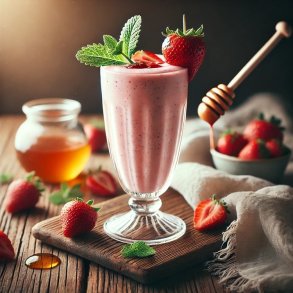 Forfriskende Jordbr Smoothie