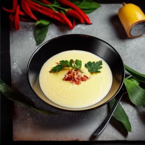 Klassisk Kartoffel-porresuppe