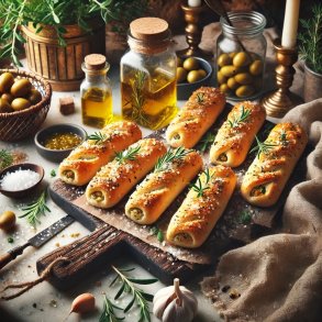 Olivenflutes med Havsalt