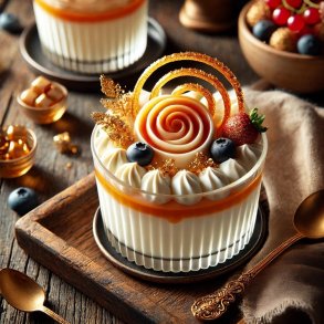 Vanilje- og Hvid Chokolade Mousse