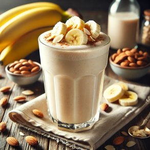 Proteinrig Banan- og Mandelshak