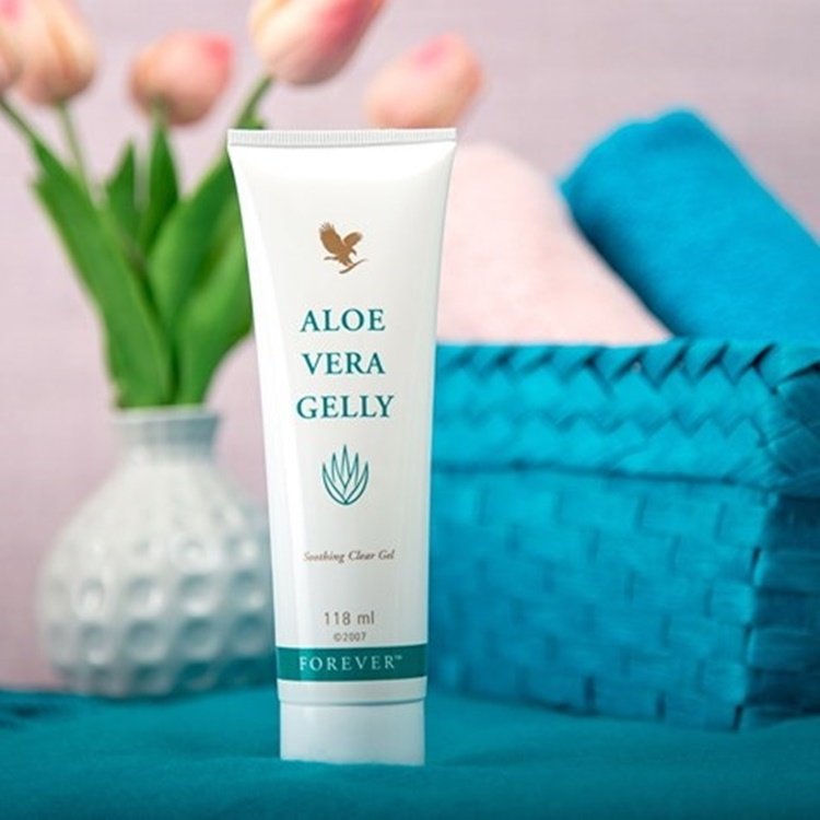 ALOE VERA GELLY, perfect til tr hud, Aloe Vera p tube