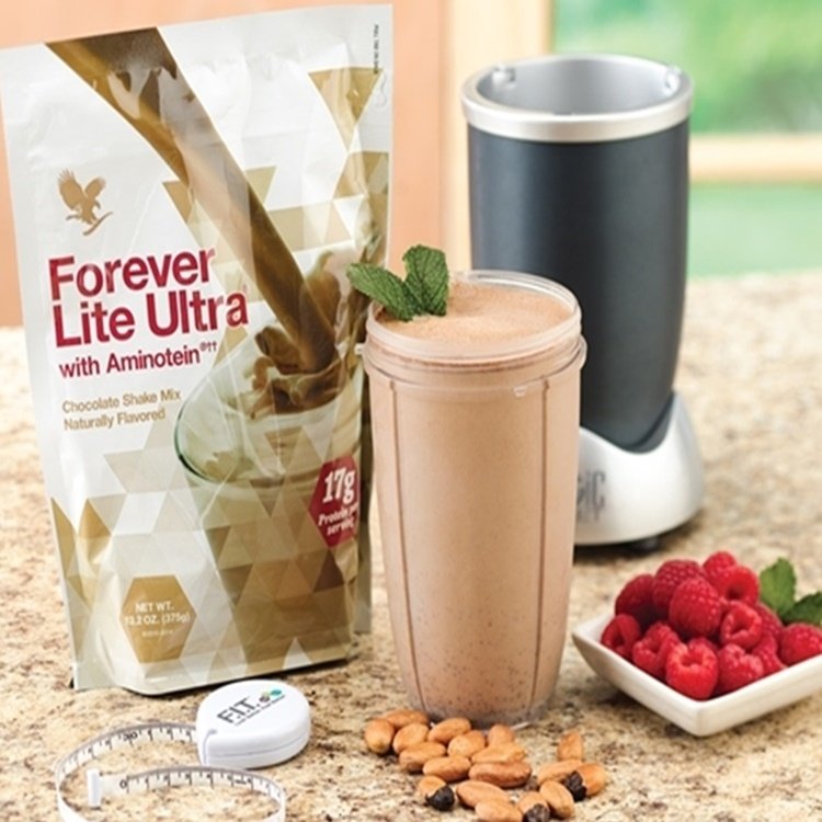 FOREVER ULTRASHAKE CHOCOLATE styr p kalorierne