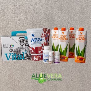 FOREVER VITAL5 PEACHES plej dig selv, en komplet pakke med fem kosttilskud